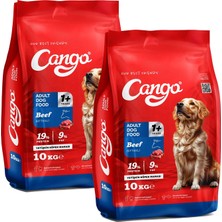 Cango Yetişkin Köpek Maması Etli Biftekli 10 kg 2 Li (20 Kg)