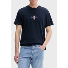 Tommy Jeans Erkek T Shirt DM0DM22532 C1G