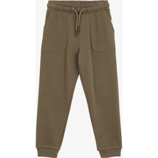 Jeep Haki Erkek Çocuk Düz Sweatpant J5SB-EA7857