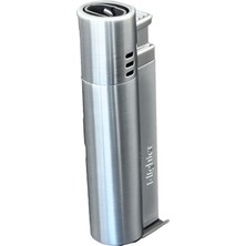 I Lighter Çift Torch Pürmüz Gümüş Puro Çakmağı