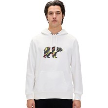 Bad Bear 24.02.12.024 Mono Hoodie Sweatshirt Beyaz