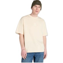 Timberland TB0A5MNT Hampthon Tonal Stack Logo Tee Krem Erkek T-Shirt
