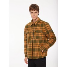 Discovery Expedition Haki Erkek Relaxed Fit Kareli Mont D3WM-MNT6