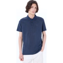 Jeep Düz Lacivert Erkek Polo T-Shirt C4SM-TST4503