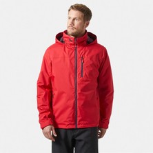 Helly Hansen Crew Hooded Midlayer 2 Erkek Kırmızı Kapüşonlu Mont