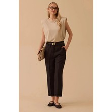 Seçil Kadın Lena Havuç Kesim Bilek Boy Pantolon 0034 Siyah