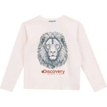Discovery Expedition Düz Krem Erkek Çocuk T-Shirt D5WM-TST3103