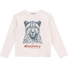 Discovery Expedition Düz Krem Erkek Çocuk T-Shirt D5WB-TST3073