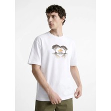 Discovery Expedition Beyaz Erkek T-Shirt D6SU-TST3100
