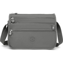 Smart Bags Kadın Postacı Omuz Çantası  1128 Koyu Gri