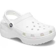 Crocs Classic Platform Terlik Beyaz 206750-100