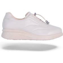 Ayakcenter Elmisa 059 Krem Kadın Casual Ayakkabı