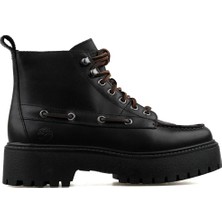 Timberland Stone Street Mıd Lace Up Boot Kadin Siyah Bot TB0A27YZW021
