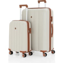 Mçs Group V305 Pp Y.üretim Valiz 55 cm + 75 cm Kırmızı Set