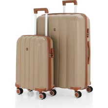 Mçs Group V305 Pp Y.üretim Valiz 55 cm + 75 cm Kırmızı Set