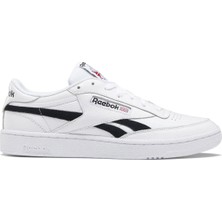 Reebok Club C Revenge Unisex Sneaker 38.5 Beyaz Renk Düşük Kesim Deri Üst Kısmı ile Şık