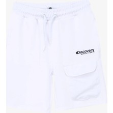 Discovery Expedition Lastikli Bel Standart Beyaz Erkek Çocuk Şort D4SB-SHT3025