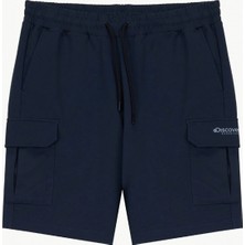 Discovery Expedition D4SM-SHT3289 Lacivert Standart Fit Erkek Kargo Şort
