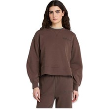 Timberland TB0A41ZB Lush Comfort Crew Sweat Kahverengi Kadın Sweatshirt