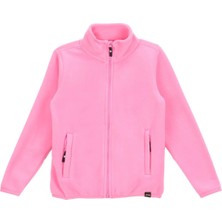 Jeep Pembe Kız Çocuk Dik Yaka Relaxed Polar Sweatshırt J5WG-SWT7502