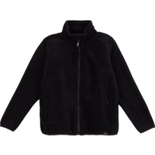 Jeep Siyah Erkek Çocuk Dik Yaka Relaxed Polar Sweatshırt J5WB-SWT7702