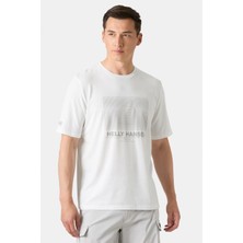 Helly Hansen Hp Race Graphıc T-Shırt Erkek Beyaz1 Tshirt HHA.34419-HHA.003