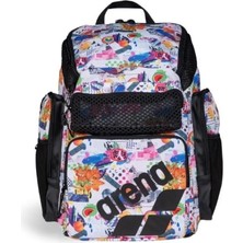Arena One Go Backpack 45L Allover Collage Unisex Yüzücü Sırt Çantası 010232101