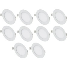 Cata 10 Adet 9 Watt Slim LED Panel Beyaz Işık Metal Kasa CT-5146B