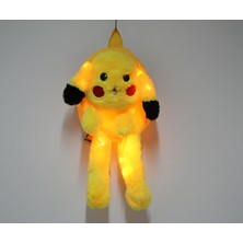 AvantajAl Peluş Işıklı Oynar Kulaklı Pikachu Sırt Çantası