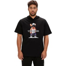 Bad Bear 24.01.12.002 Mood Hoodie T-Shirt Siyah