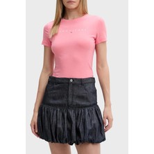 Tommy Jeans Bayan T Shirt DW0DW18398 Tıe