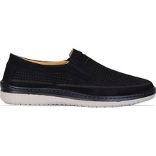 Ayakcenter 325 Mertto Siyah Nubuk Erkek Loafer Ayakkabı
