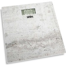 Aesco Sinbo Dijital Tartı - Beyaz Renk - 180 kg Maks Kapasite - LCD Ekran