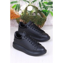 Fort B-150 Siyah Rahat Kalın Taban Sneaker Erkek Spor Ayakkabı