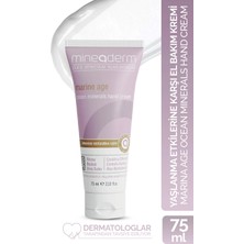 Mineaderm Marine Age Ocean Minerals Hand Cream 75 ml - Mineralli El Bakım Kremi, Yaşlanma Görünümüne Karşı, Deniz Mineralleri İçerir