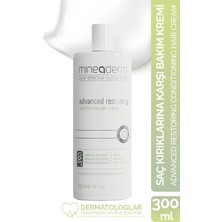 Mineaderm Advanced Restoring Conditioning Hair Cream 300 ml - Saç Dökülme Karşıtı Onarıcı Saç Kremi, Bitkisel Keratin İçerir