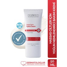 Mineaderm SeboCalm Hydra Cream 50 ml - Hassas Ciltler İçin Yoğun Nemlendirici Bakım / Sebum Dengeleyici Yüz Kremi