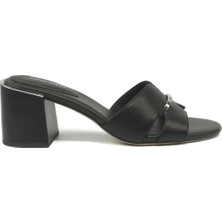 Nine West Elegan 6fx Siyah Kadın Topuklu Terlik