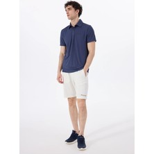 Discovery Expedition D4SM-TST3247 Indigo Basic Düz Erkek Polo T-Shirt