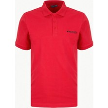 Discovery Expedition D6SM-TST3800 Kırmızı Regular Fit Erkek Polo T-Shirt