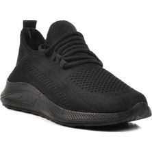 Walkway Siyah Triko Hafif Unisex Spor Ayakkabı Pına 101 G