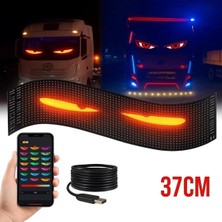 Eco Lounge Esnek USB 5V Bluetooth Uygulama Kontrollü 16X64 LED Matrix Panel, Kayan Yazı Gösterimi