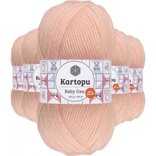 Just Cheap Store 5 Adet Baby One Tüylenmeyen El Örgü Ipi Yünü Pembe K699