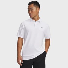 Under Armour T2G Pique Erkek Beyaz Polo Yaka Tişört