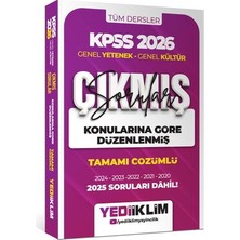 Yediiklim Yayınları Yediiklim 2026 KPSS Genel Yetenek Genel Kültür Konularına Göre Düzenlenmiş Kitap
