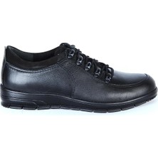 Berenni M177 Siyah %100 Deri Erkek Casual Ayakkabı