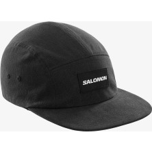 Salomon Five Panel Siyah Şapka