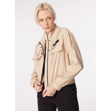 Discovery Expedition Bej Kadın Relaxed   Su Itici Mont D4SL-MNT3001
