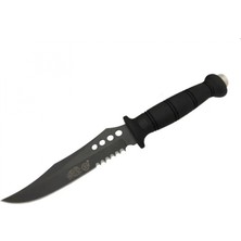 Marsilyan Sr S008B Lejyoner Tırtıklı Outdoor Bıçağı 29 cm - Kauçuk Sap, Perçinli