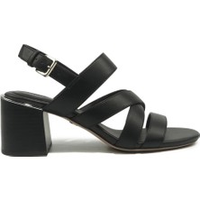 Nine West Elıcea 6fx Siyah Kadın Topuklu Sandalet